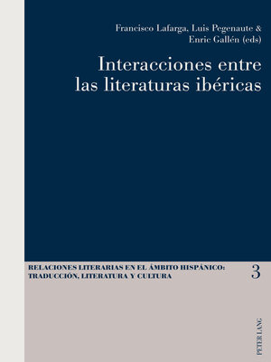 cover image of Interacciones entre las literaturas ibéricas